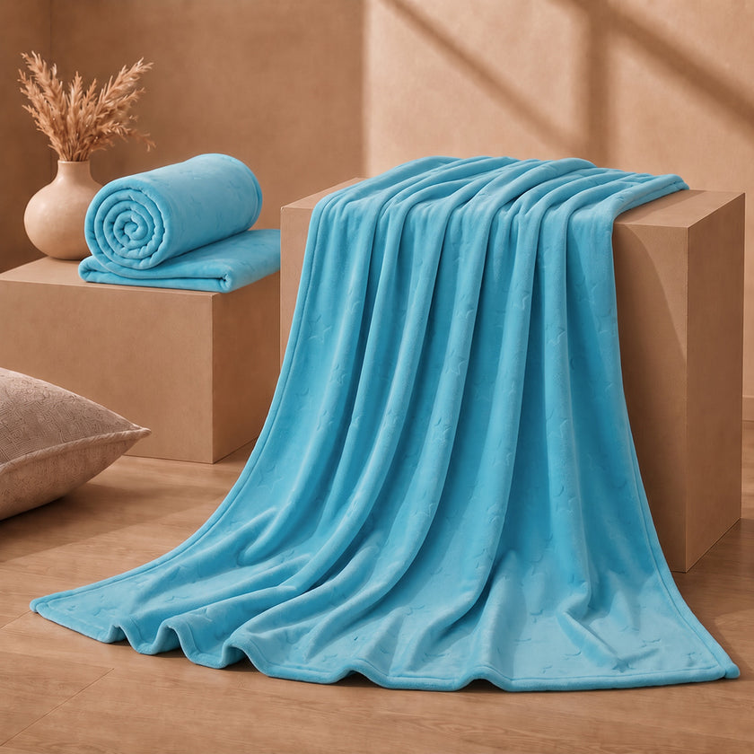 Cobija Comfortsoft Azul - Claro  Suave