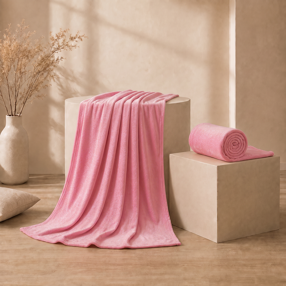Cobija Piel Durazno Soft Rosa