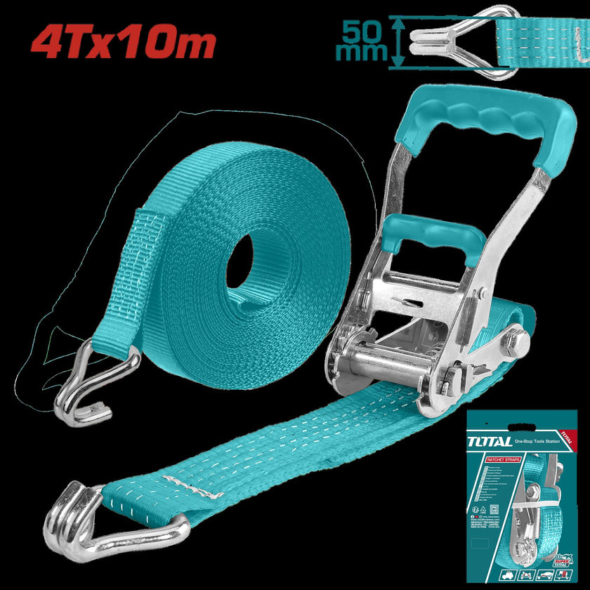 Cuerda Para Carga 4T 10 Mts Super Total Thtrs4101