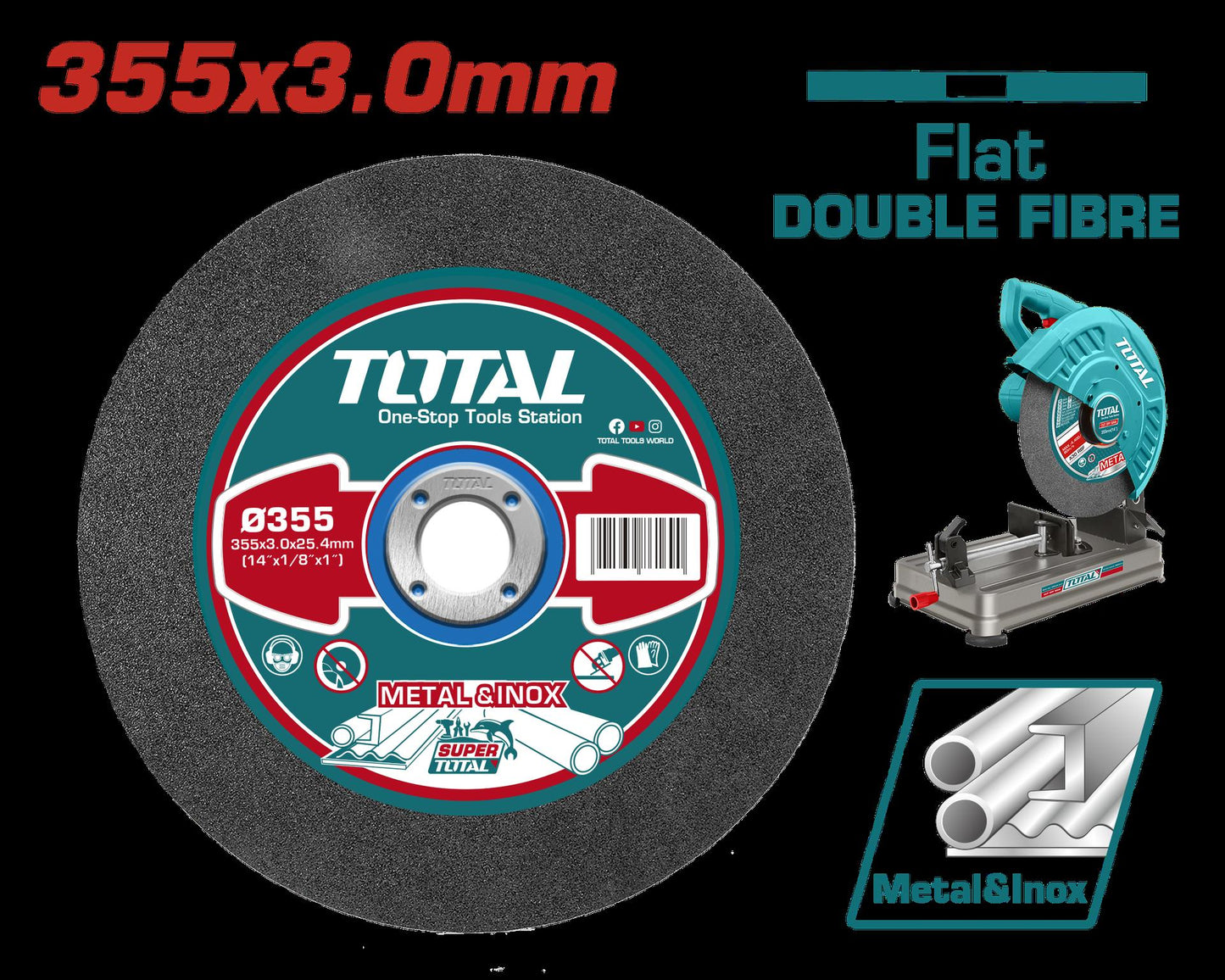 Disco Corte Metal 14 Super Total Tac2303558