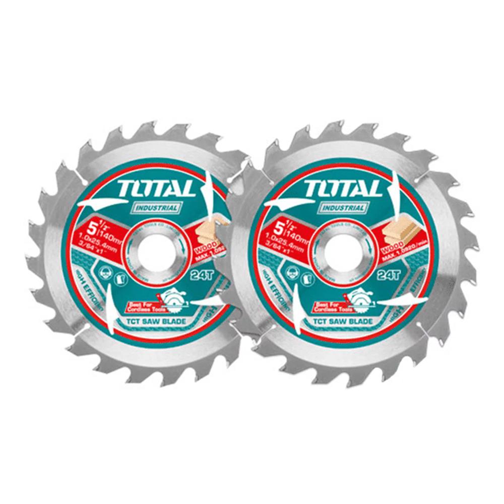 Disco Corte Madera 5 12 Juego X 2 Unidades Industrial  Super Total Tac2331403