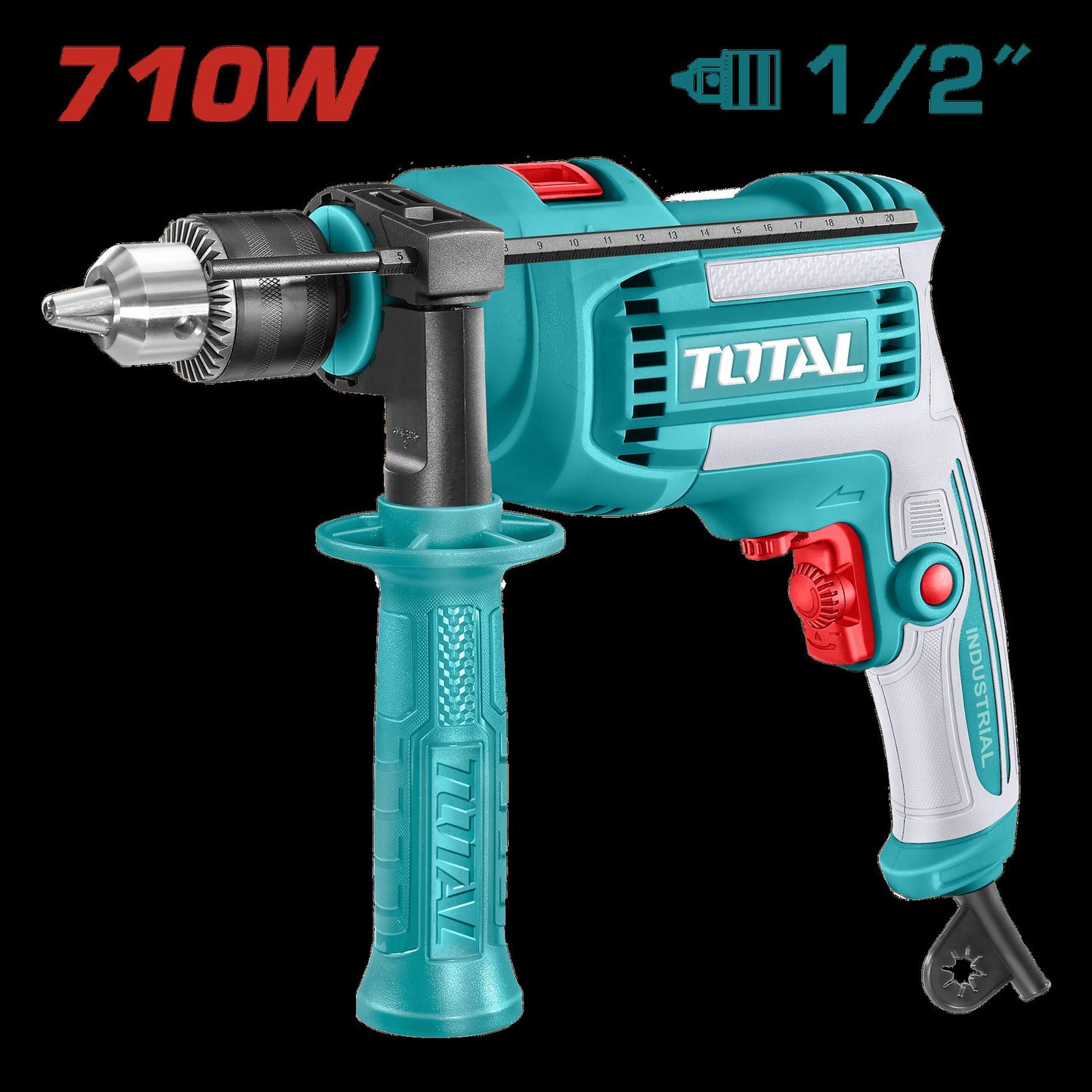 Taladro Percutor 12 710W Industrial Super Total Utg1071366