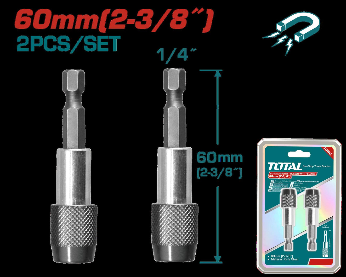 Copa Tornillo  238 Imantada Juego X  2 Pzs  Super Total Tac462601