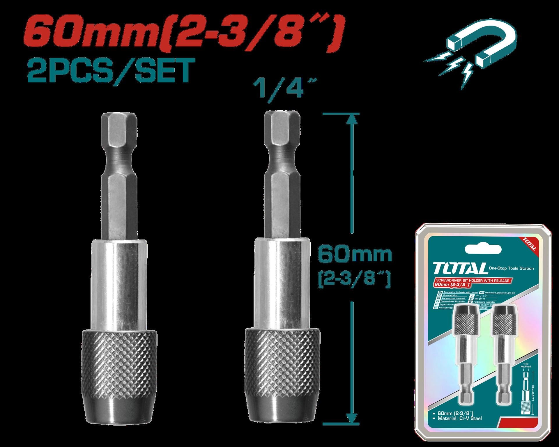Copa Tornillo  238 Imantada Juego X  2 Pzs  Super Total Tac462601