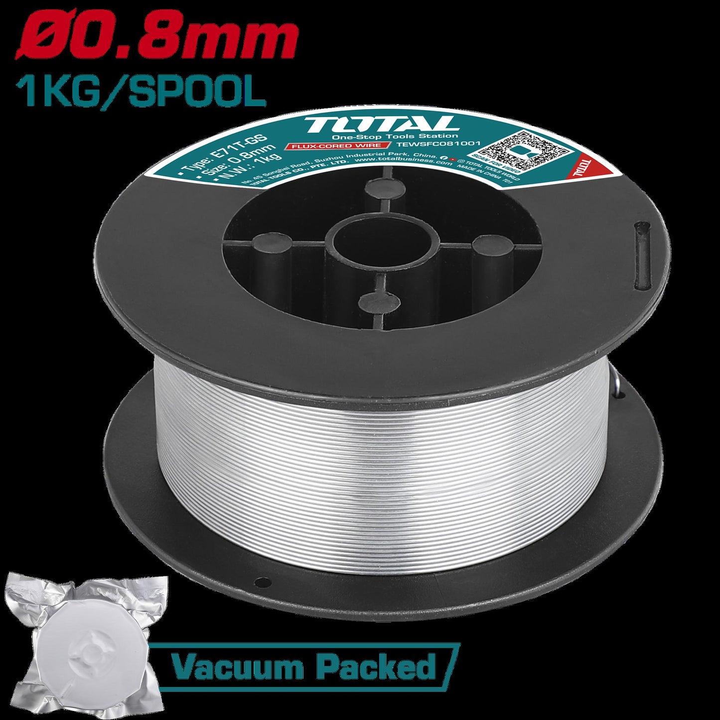 Soldadura Mig 08Mm Rollo X 1Kg Super Total Tewsfc081001