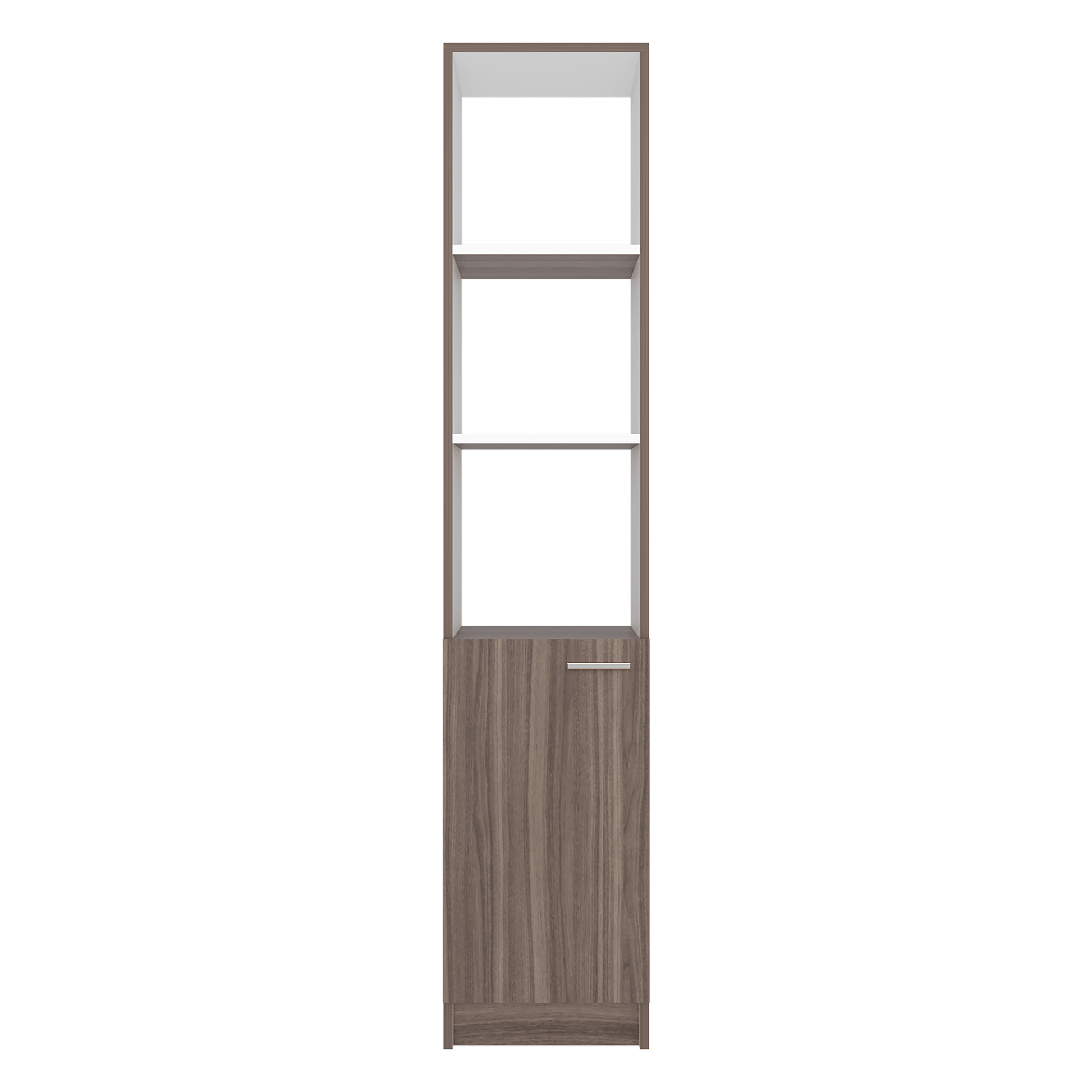 Mueble Auxiliar De Baño Bath 162X33X26 Rta Avellana Blanco Zf