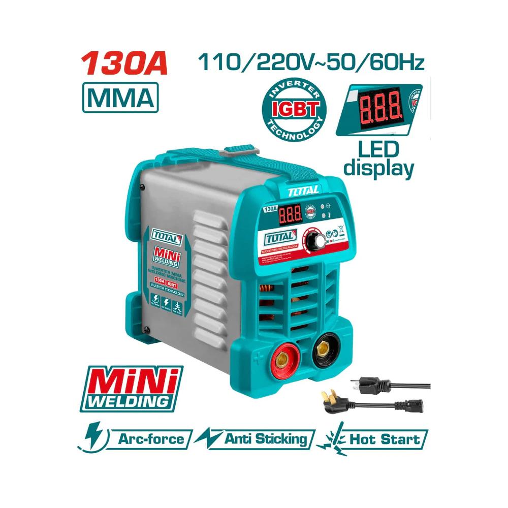 Soldador Inversor Digital 130A Mma 110220V Super Total Utw213049