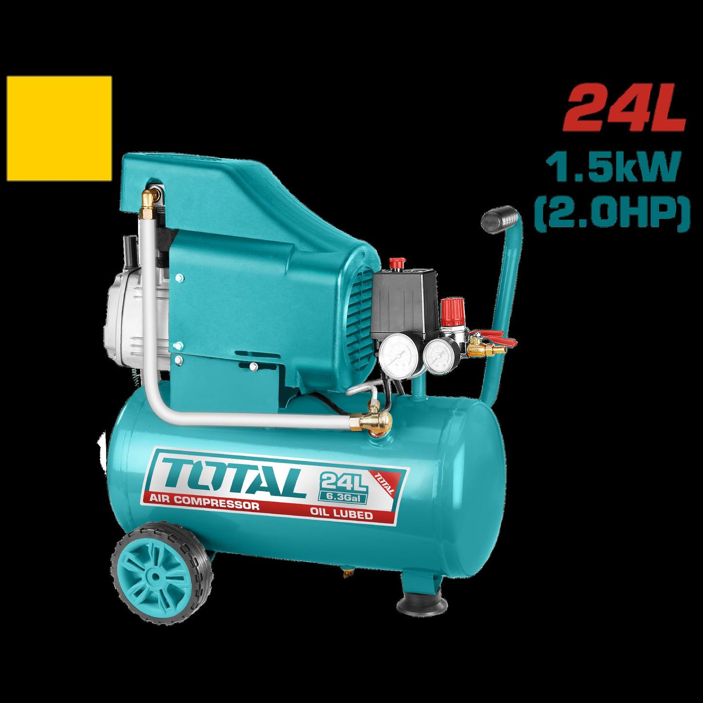Compresor Aire Horizontal 24L 20Hp 116Psi 110120V 60Hz Super Total Utc220246