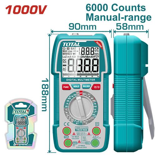 Tester Digital 1000V Industrial  Super  Total Tmt5310002
