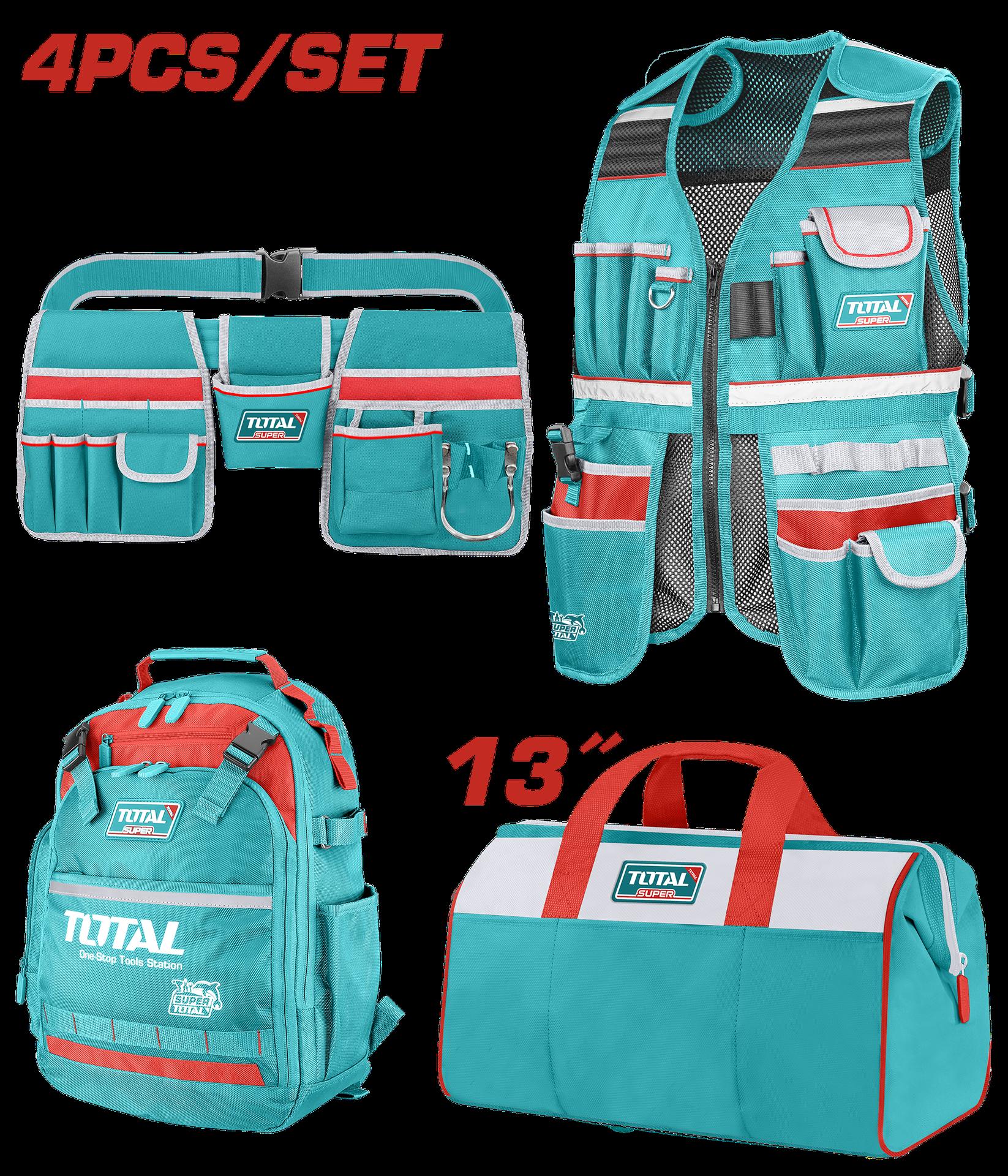 Juego De Porta Herramienta X 4 Pzs Super Total Tos230908