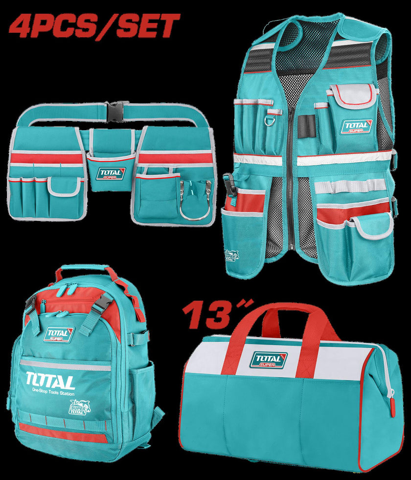 Juego De Porta Herramienta X 4 Pzs Super Total Tos230908