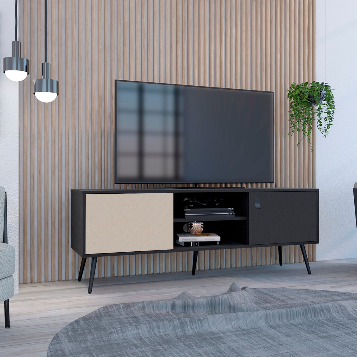 Rack Tv Funes Eco 55X150X40 Rta Wengue