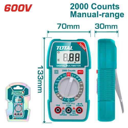 Tester Digital 2000 Digitos Industrial Super Total Tmt5360011