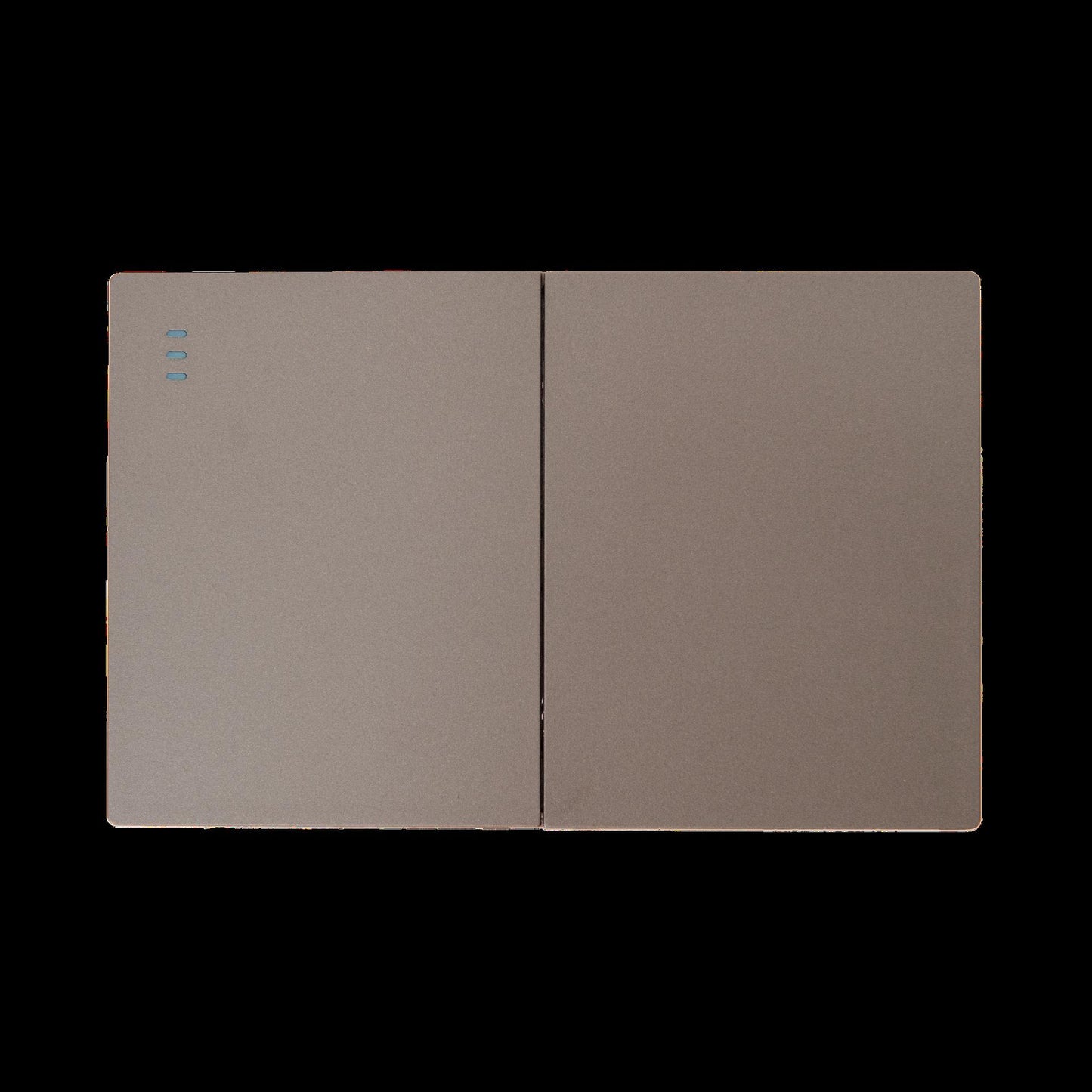 Swiche Doble Terra Gris Uduke V8007