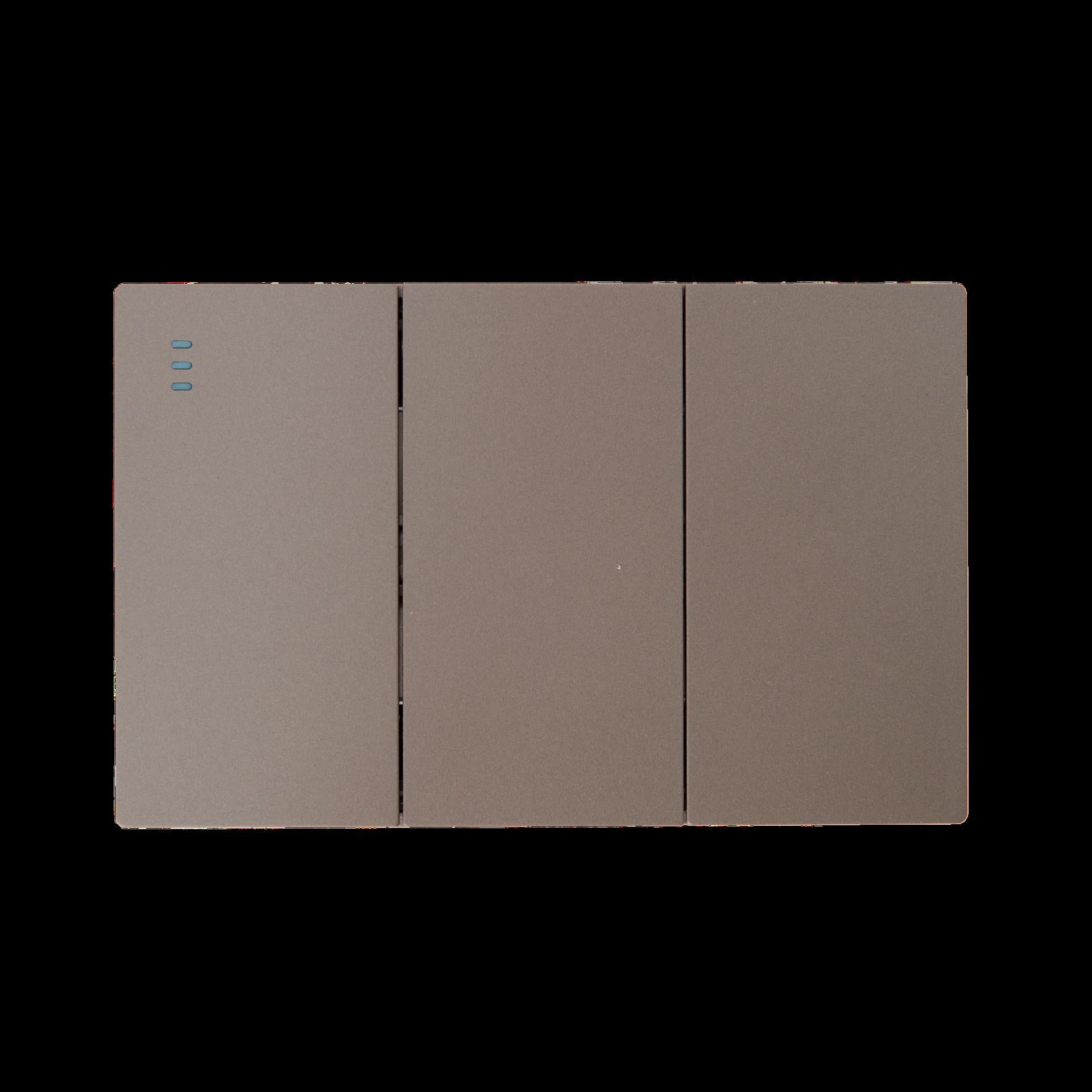 Swiche Triple Terra  Gris Uduke V8009