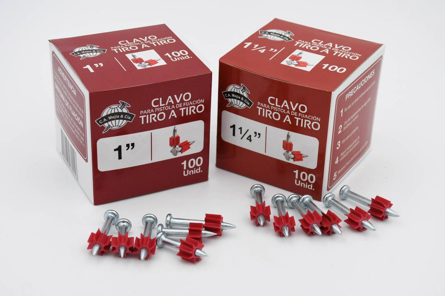 Clavo Para Fijacion Tiro A Tiro 1 14 X 100 Unds Ca Mejia 5256C00002