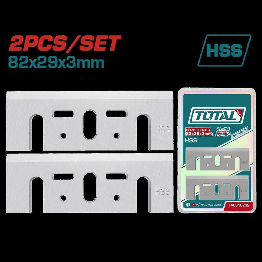 Hoja Para Cepillo Electrico 82X29X3Mm Compatible Con Utl5508216 Industrial Total Tac618202