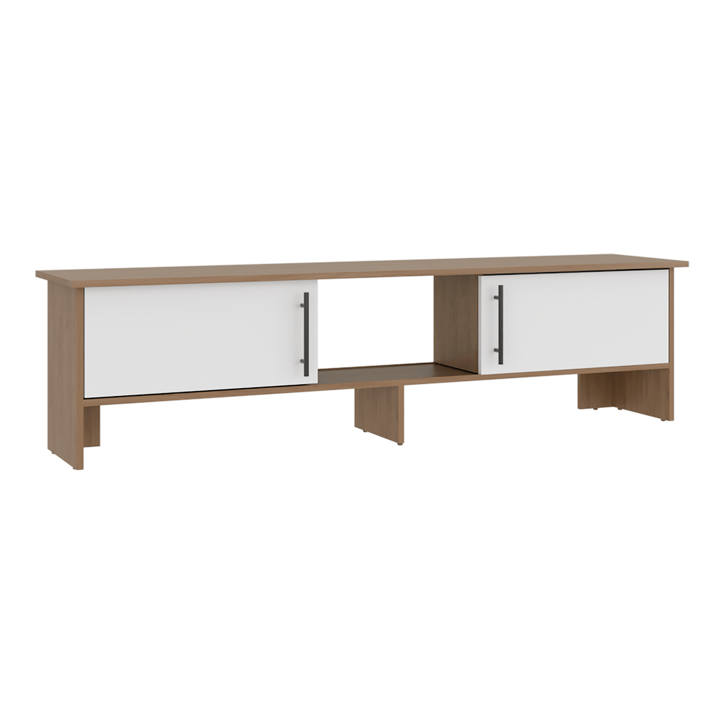 Rack De Tv Dago 41X160X35 Rta Fresno Eu Blanco Zf