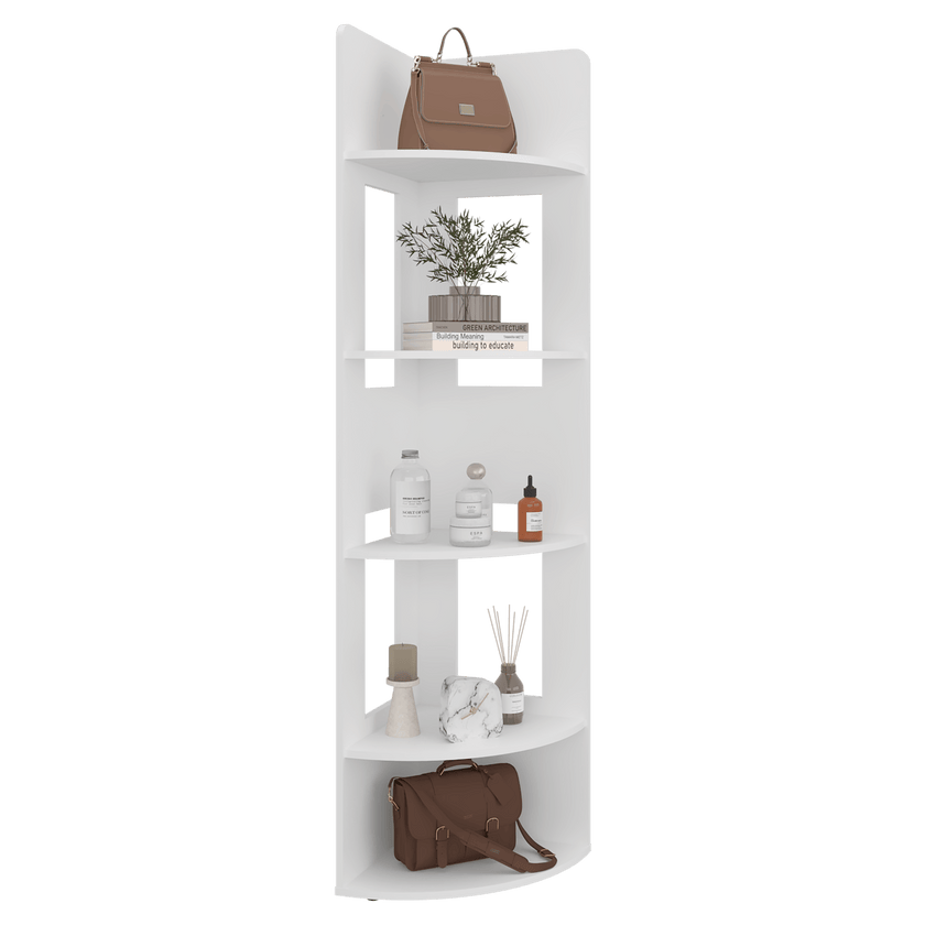Biblioteca Esquinera Home Dreams 170X40X40 Rta Blanco Mqz Zf