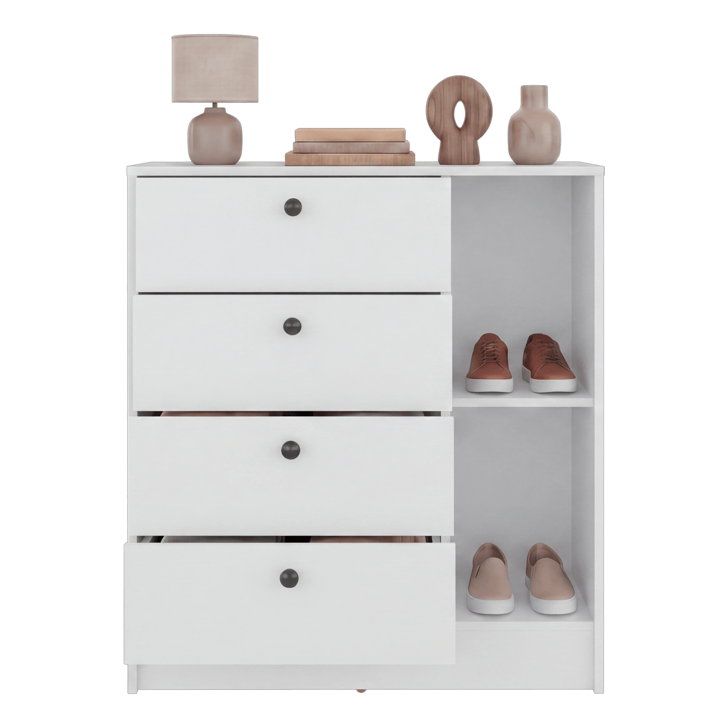 Cajonera Havana 89X80X35 Rta Blanco Zf