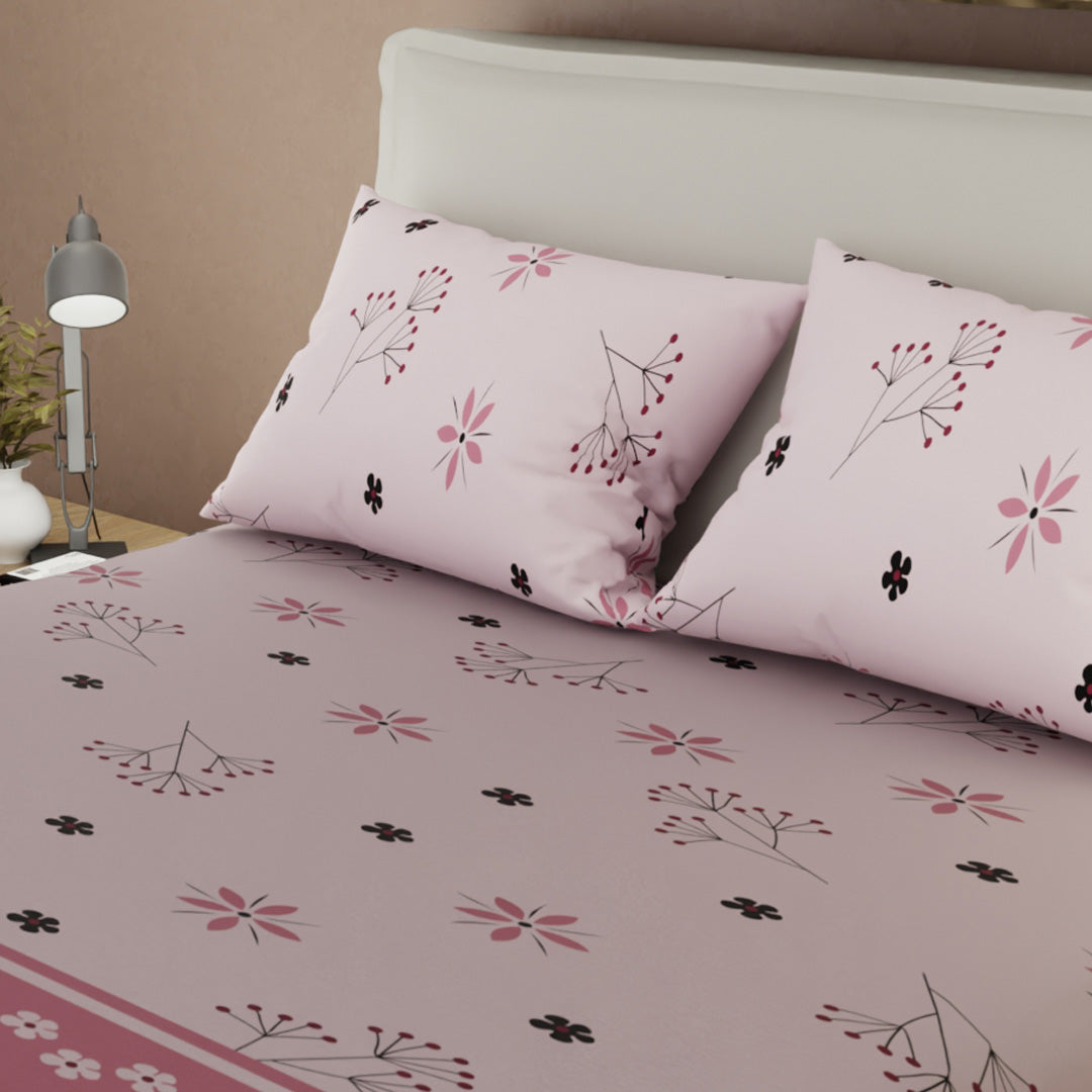Sábana Ajustable Pradera Rosé