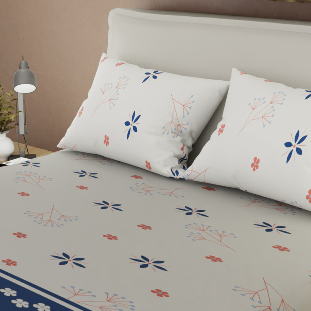Sábana Ajustable Pradera Blue