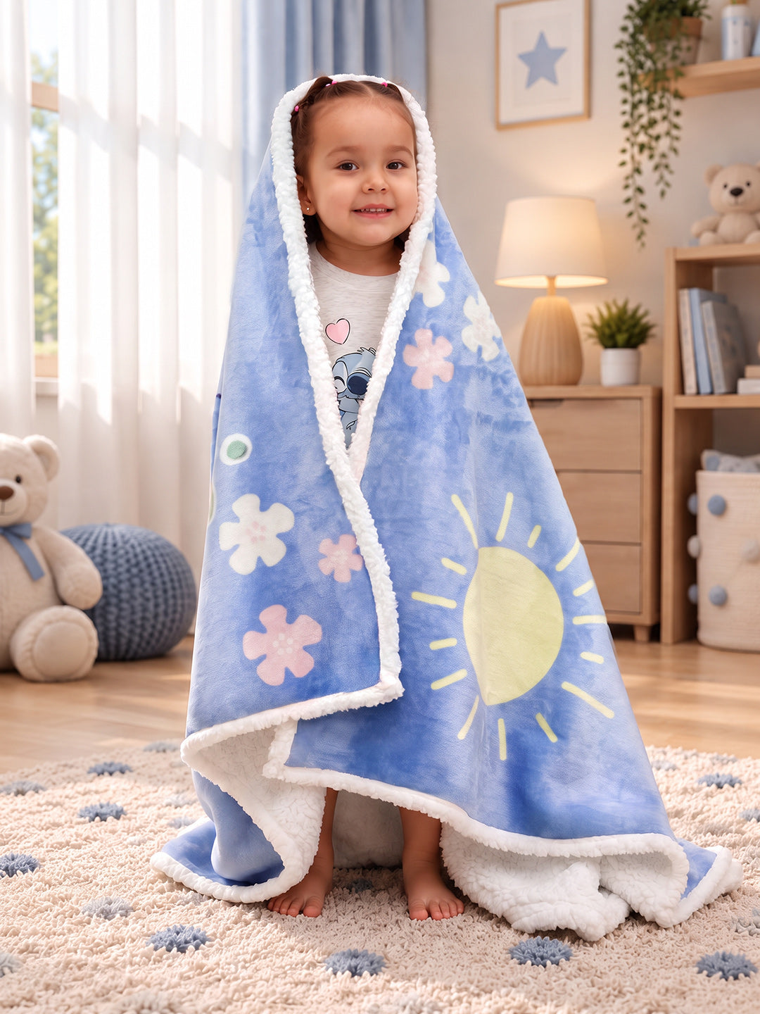 Cobija Ovejera Infantil  Disney Stitch