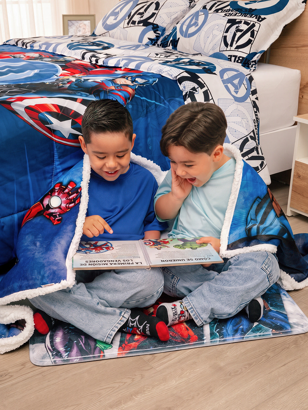 Cobija Ovejera Infantil  Disney Avengers