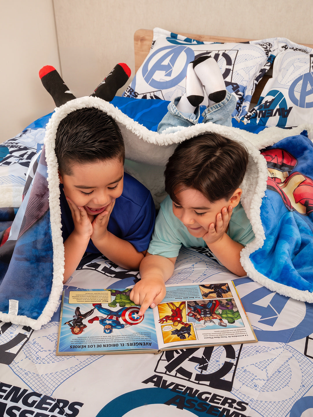 Cobija Ovejera Infantil  Disney Avengers