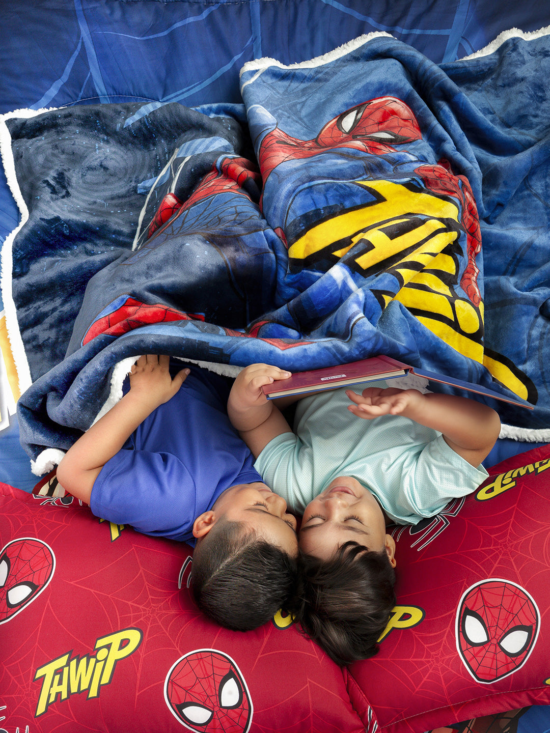Cobija Ovejera Infantil  Disney Spider-Man