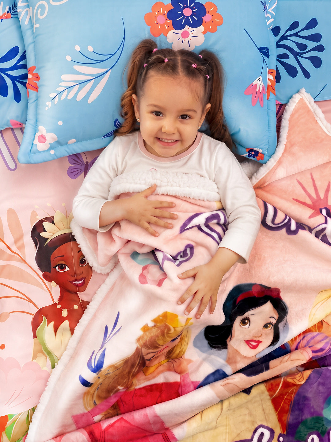 Cobija Ovejera Infantil  Disney Princesas