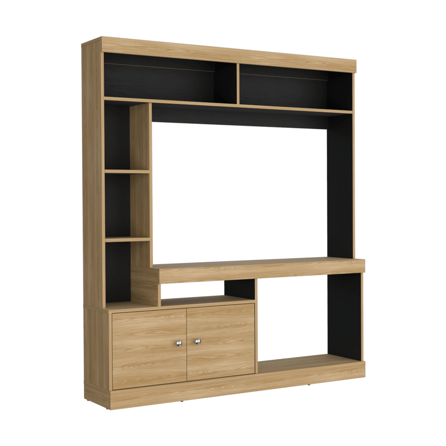 Centro De Entretenimiento Dante Tv 55'' 180X180X30 Rta Fresno Wengue