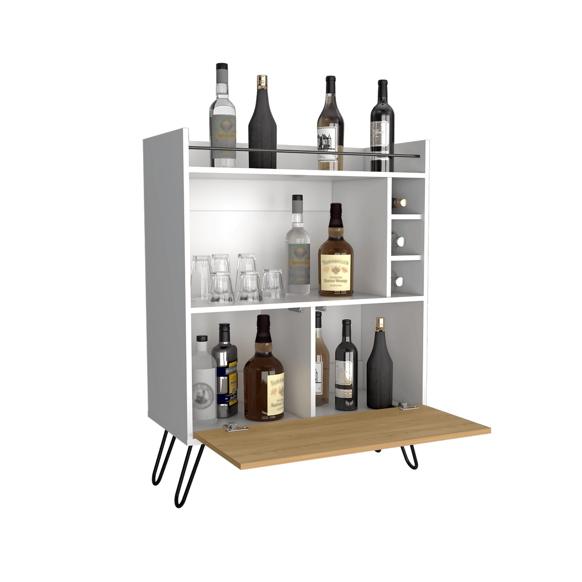Bar Tori 107X80X39 Rta Blanco Mqz Fresno