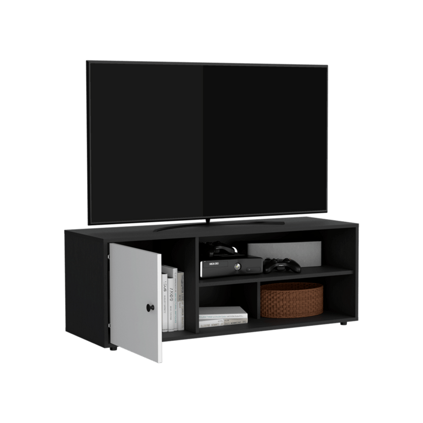 Mueble Tv 55" Noah 44X120X40 Rta Wengue Blanco Zf
