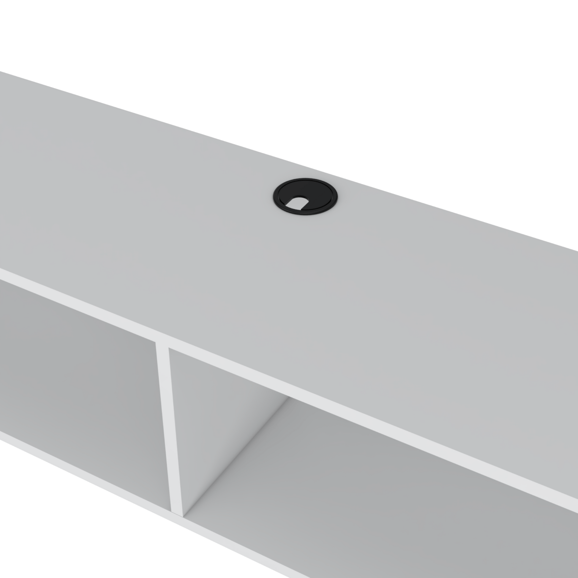 Rack Tv Flotante 26X150X32 Rta Blanco Zf