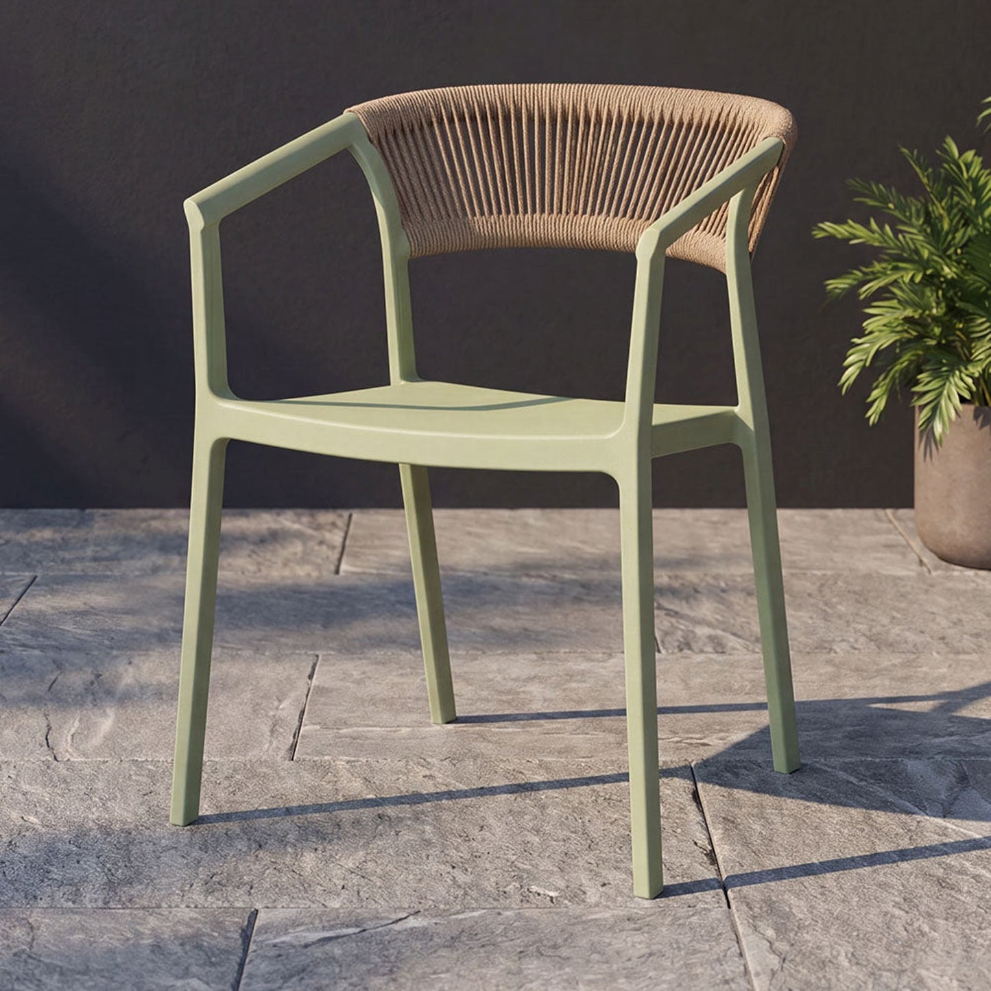 Silla Bali 75X53X56 Rta Verde
