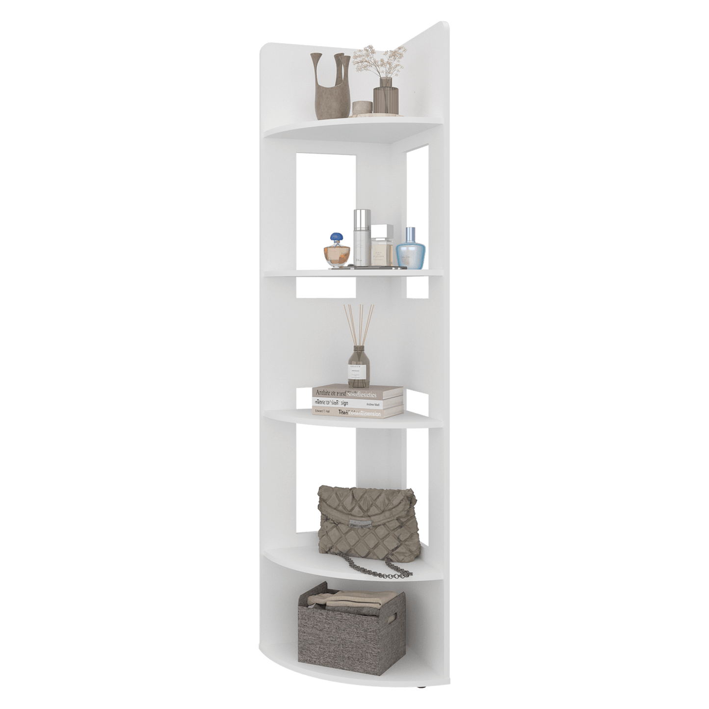 Estante Esquinero Home Dreams 170X40X40 Rta Blanco Zf