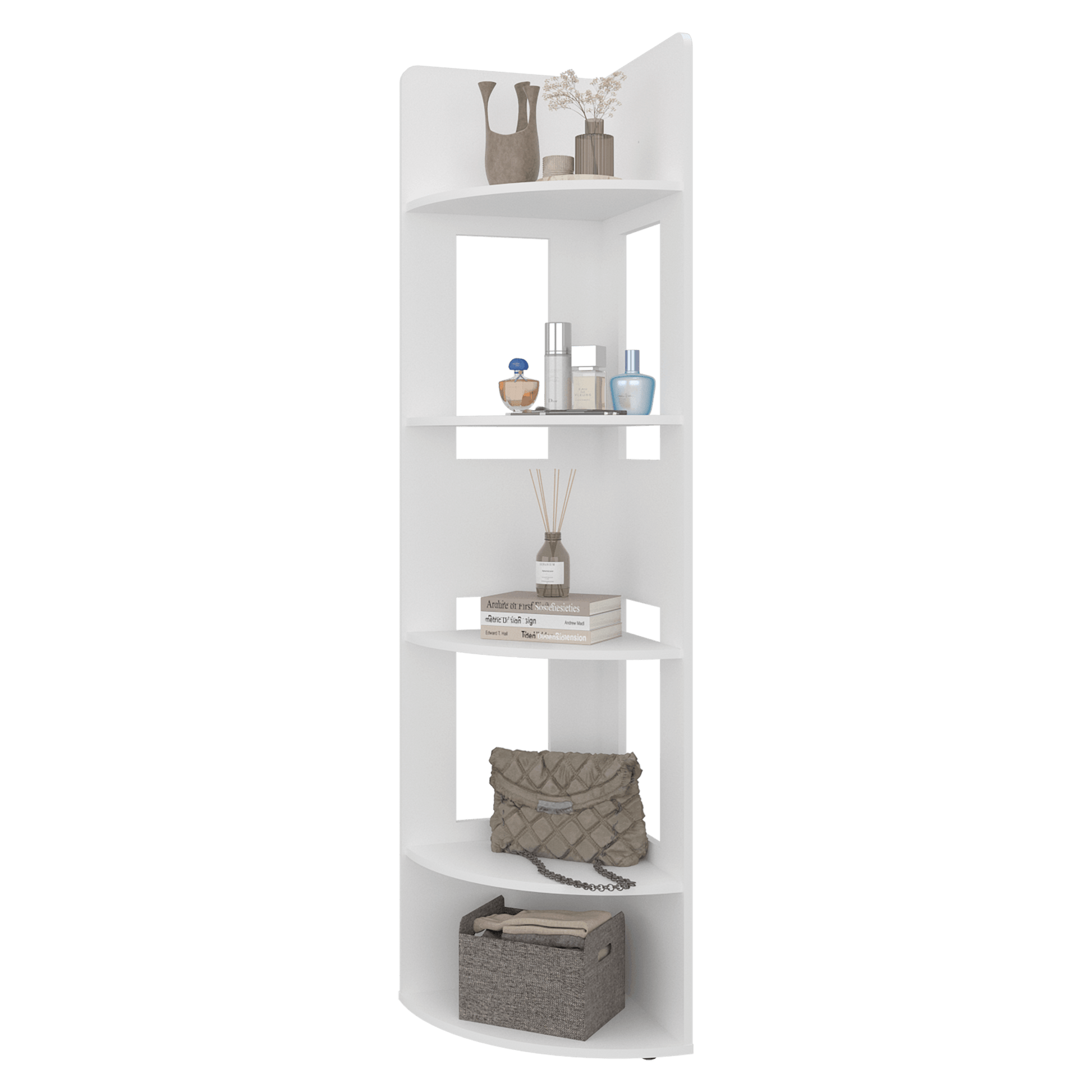 Estante Esquinero Home Dreams 170X40X40 Rta Blanco Zf