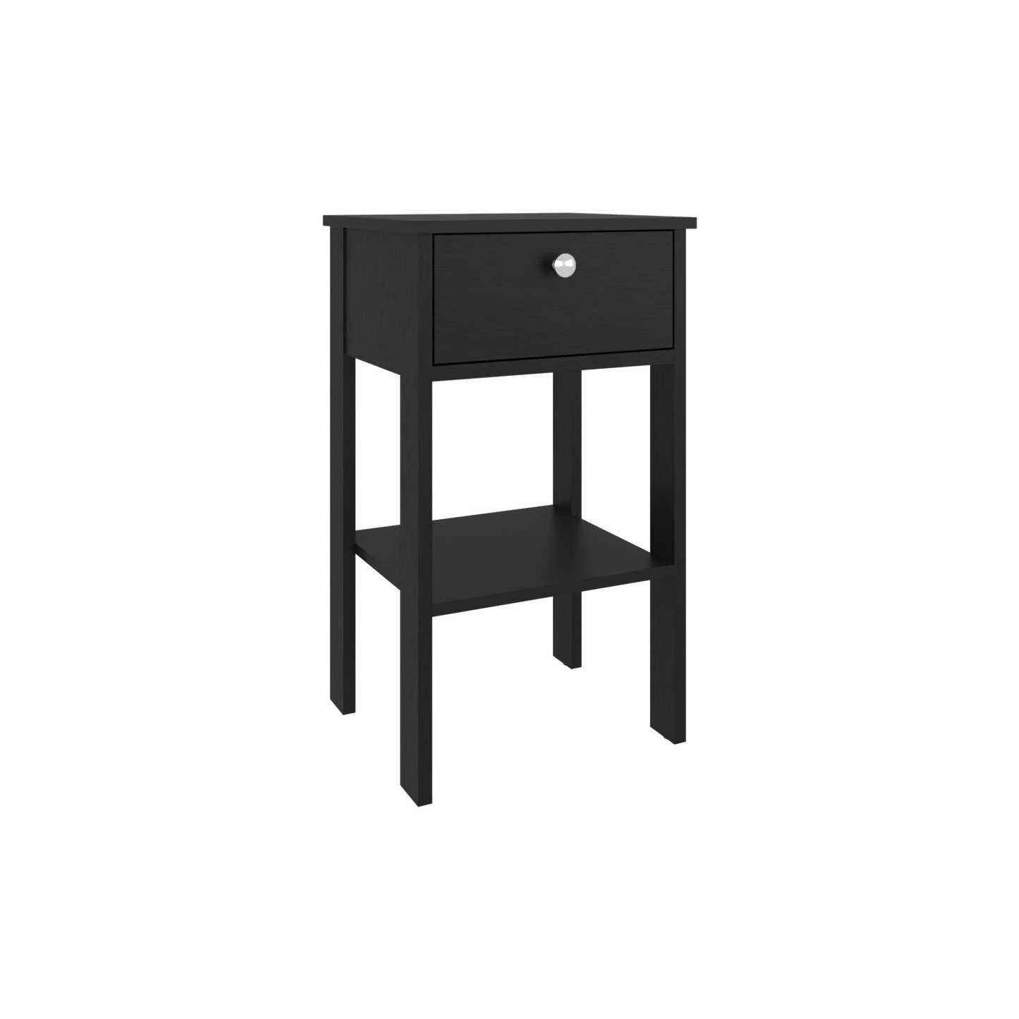 Mesita De Noche Newcastle 70X40X35 Rta Wengue Zf