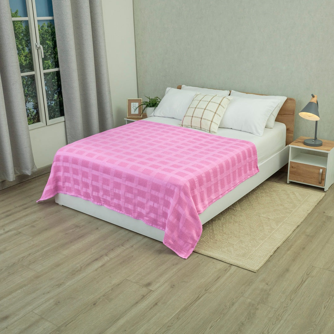 Sobrecama Elegant Rosada - Fucsia