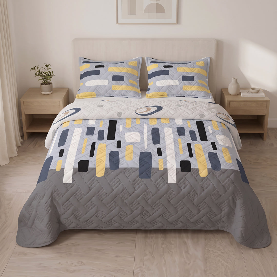 Copia Cubrelecho Termosellado Doble Faz Cosmic Midnight Collection