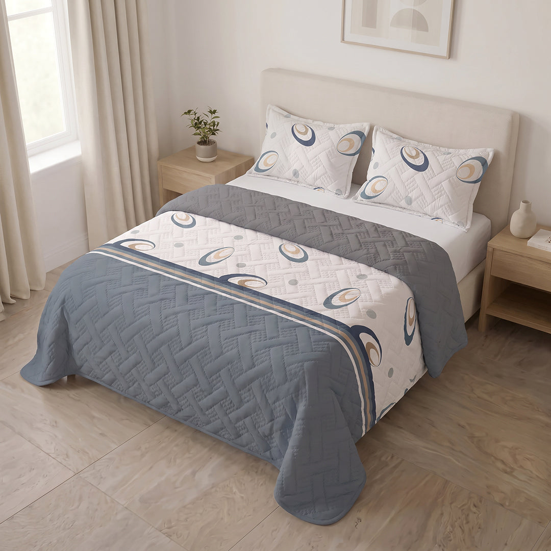 Copia Cubrelecho Termosellado Doble Faz Cosmic Midnight Collection