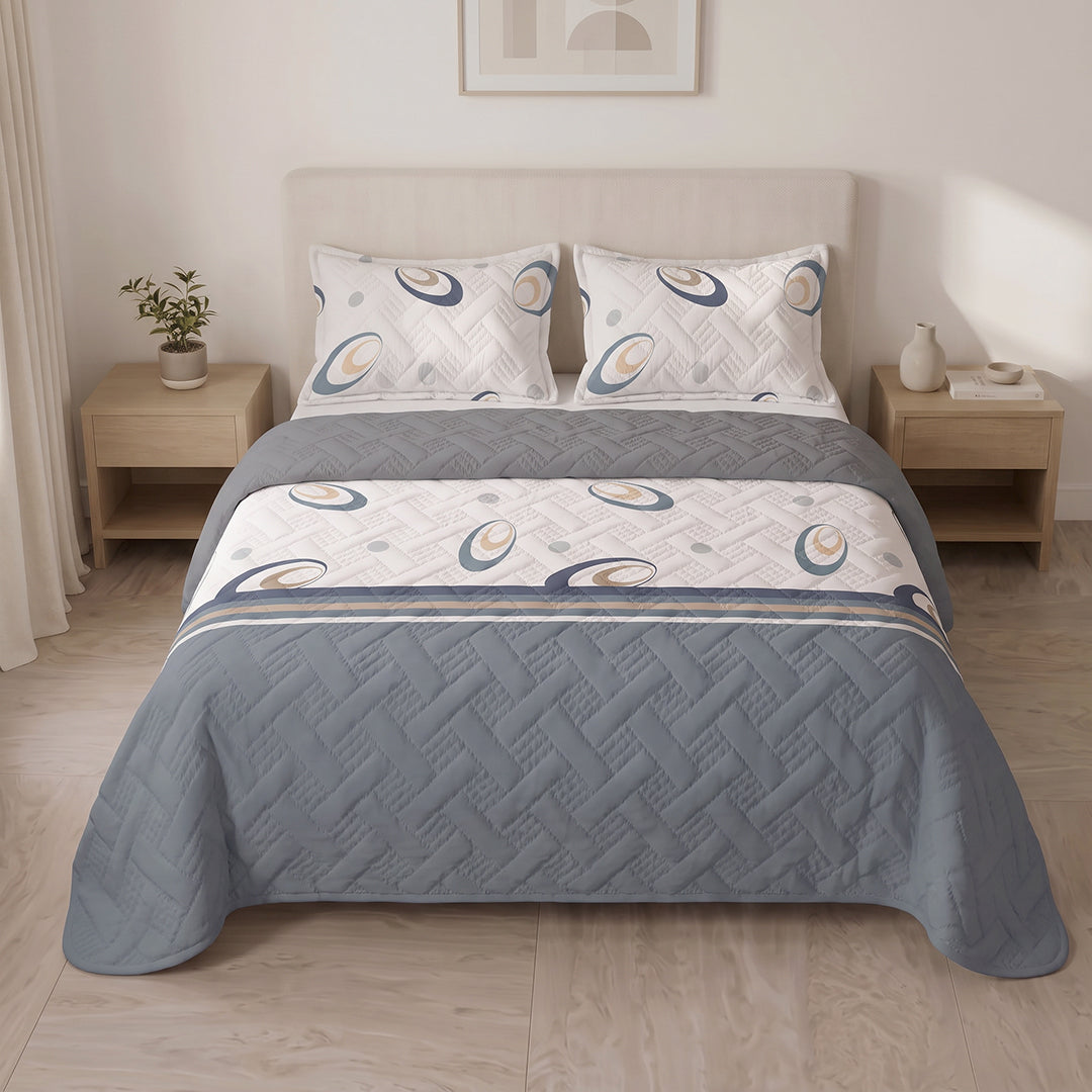 Copia Cubrelecho Termosellado Doble Faz Cosmic Midnight Collection