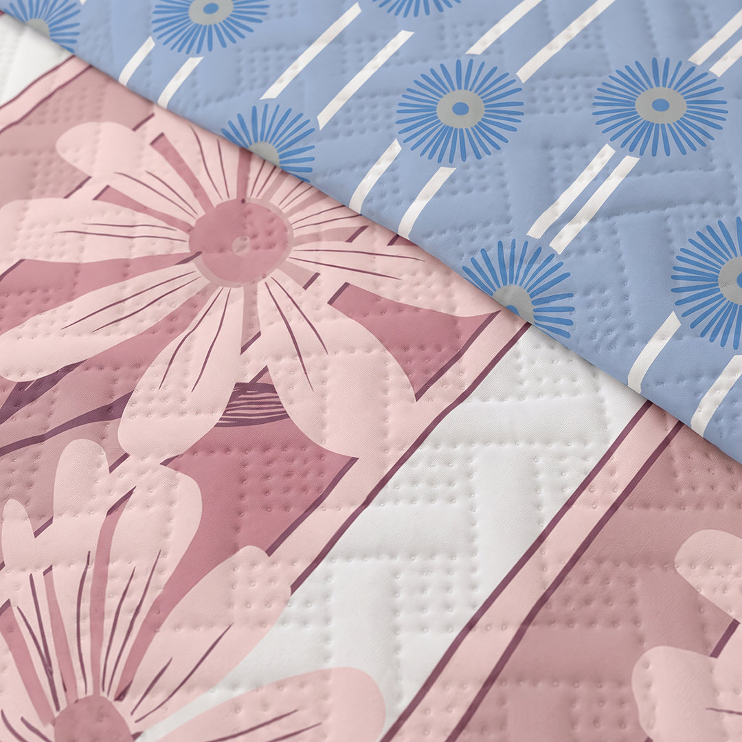 Cubrelecho Termosellado Doble Faz Blossom & Sky Atelier