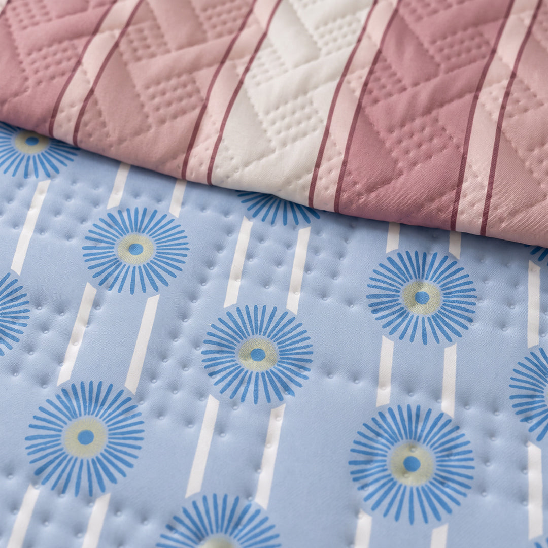 Cubrelecho Termosellado Doble Faz Blossom & Sky Atelier