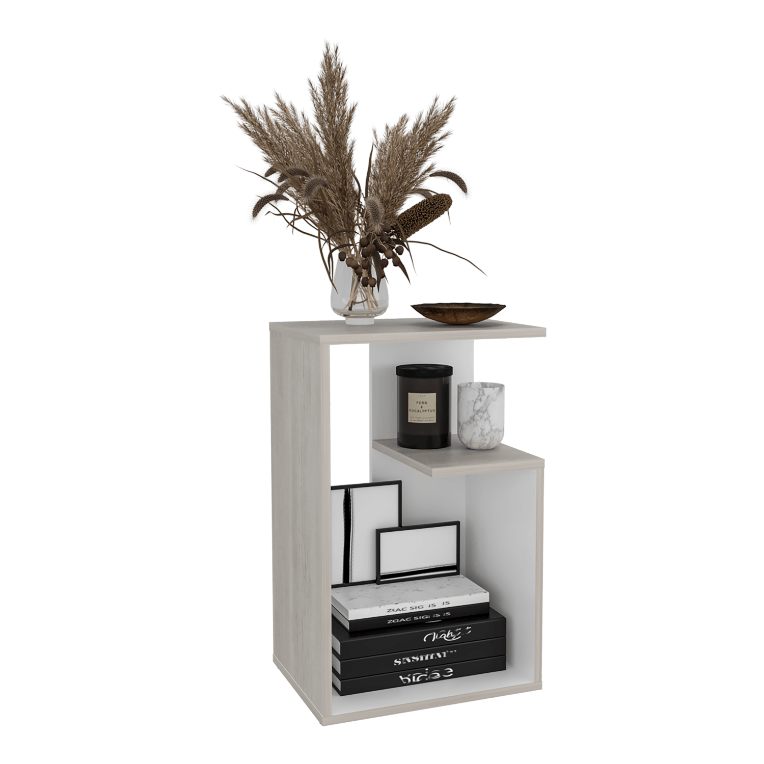 Mesa Auxiliar Everett 63X39X30 Rta Tivoli Blanco
