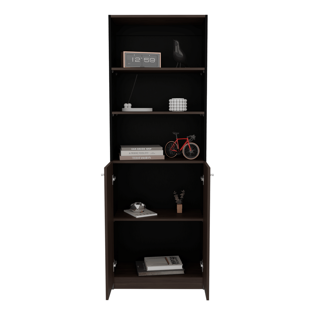Estante Home E4 180X62X29 Rta Wengue Milan