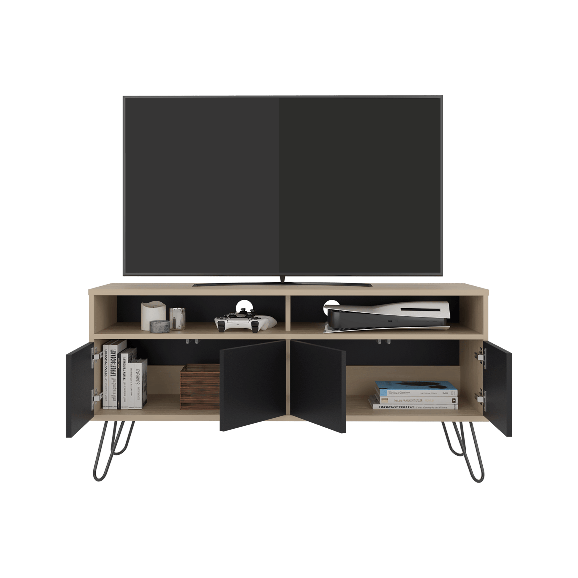 Rack Para Tv Vassel 60X123X38 Rta Cartagena Wengue
