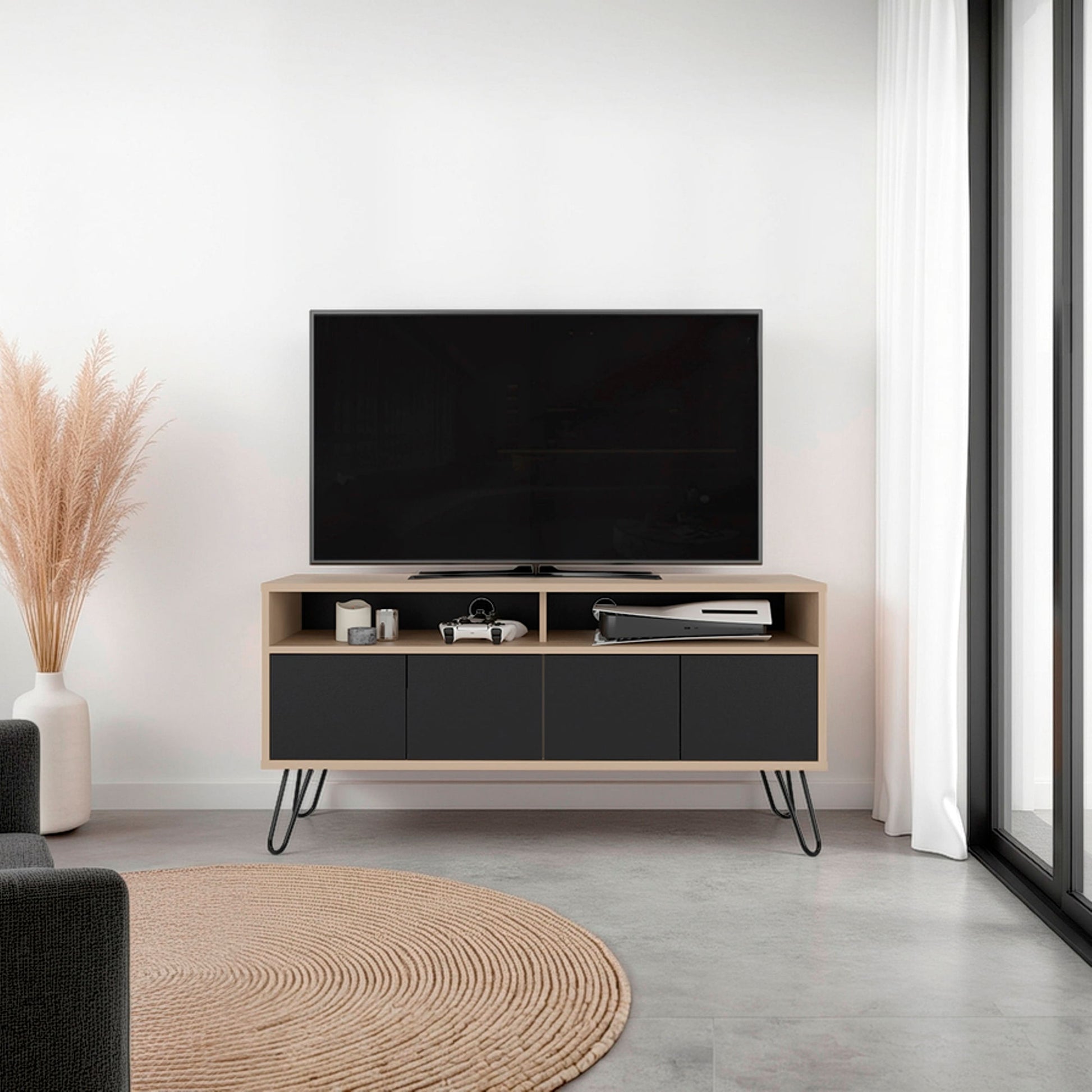 Rack Para Tv Vassel 60X123X38 Rta Cartagena Wengue