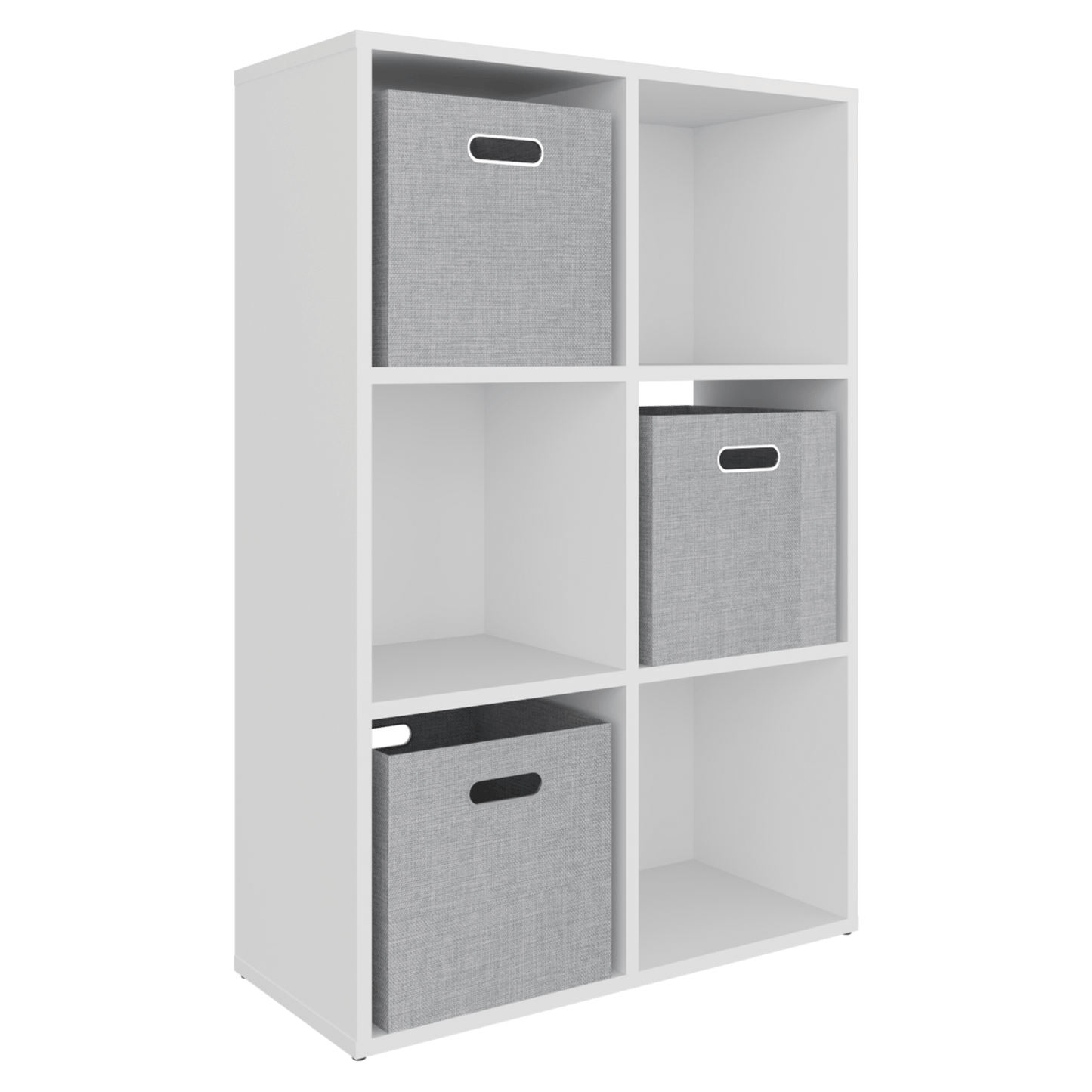 Organizador Cúbico 6 Lena 92X61X26 Rta Blanco Zf